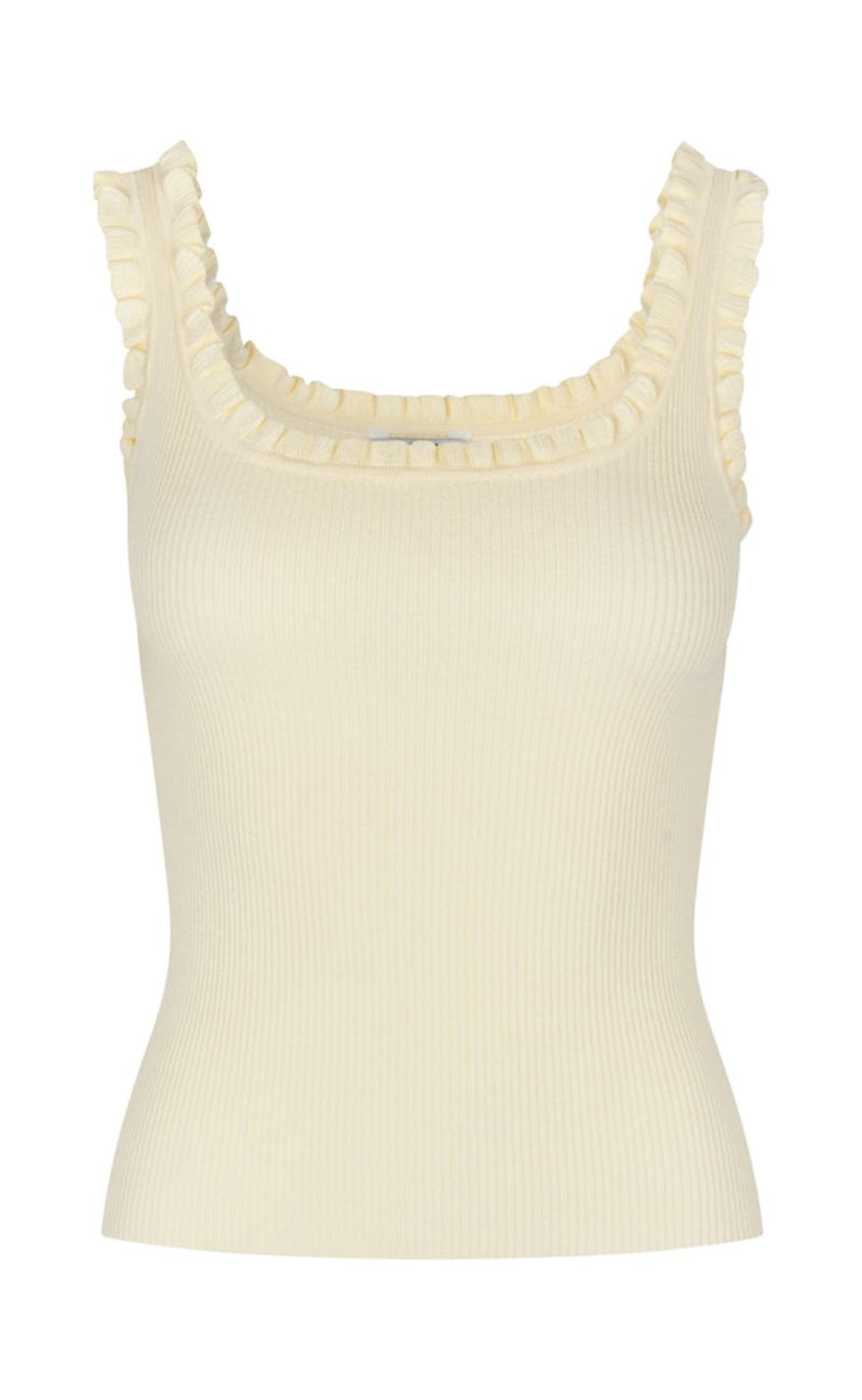 MbyM Topp - Elinne - Ivory Yellow