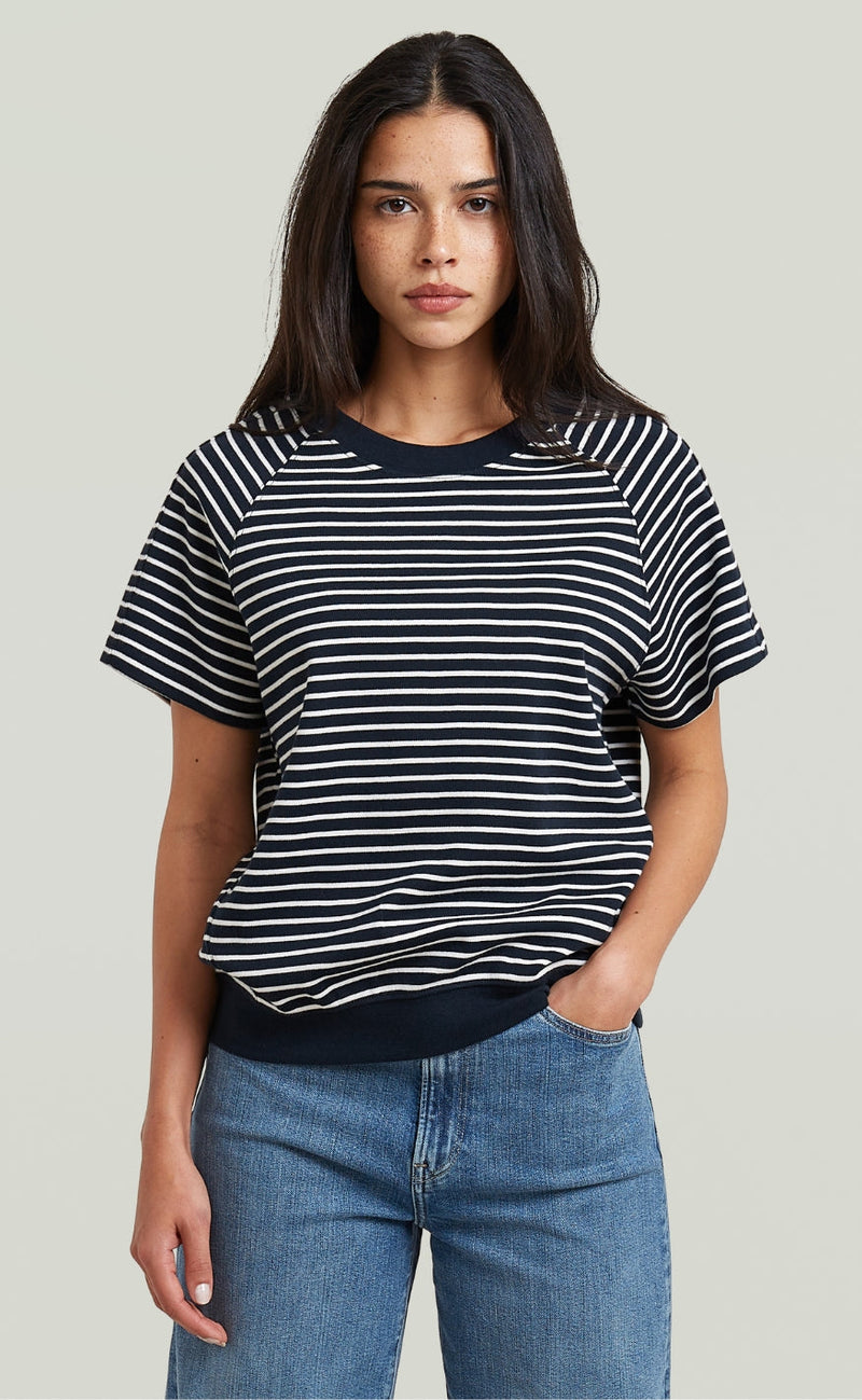 G-STAR T-shirt - Raglan R T wmn - Salute/Milk Stripe