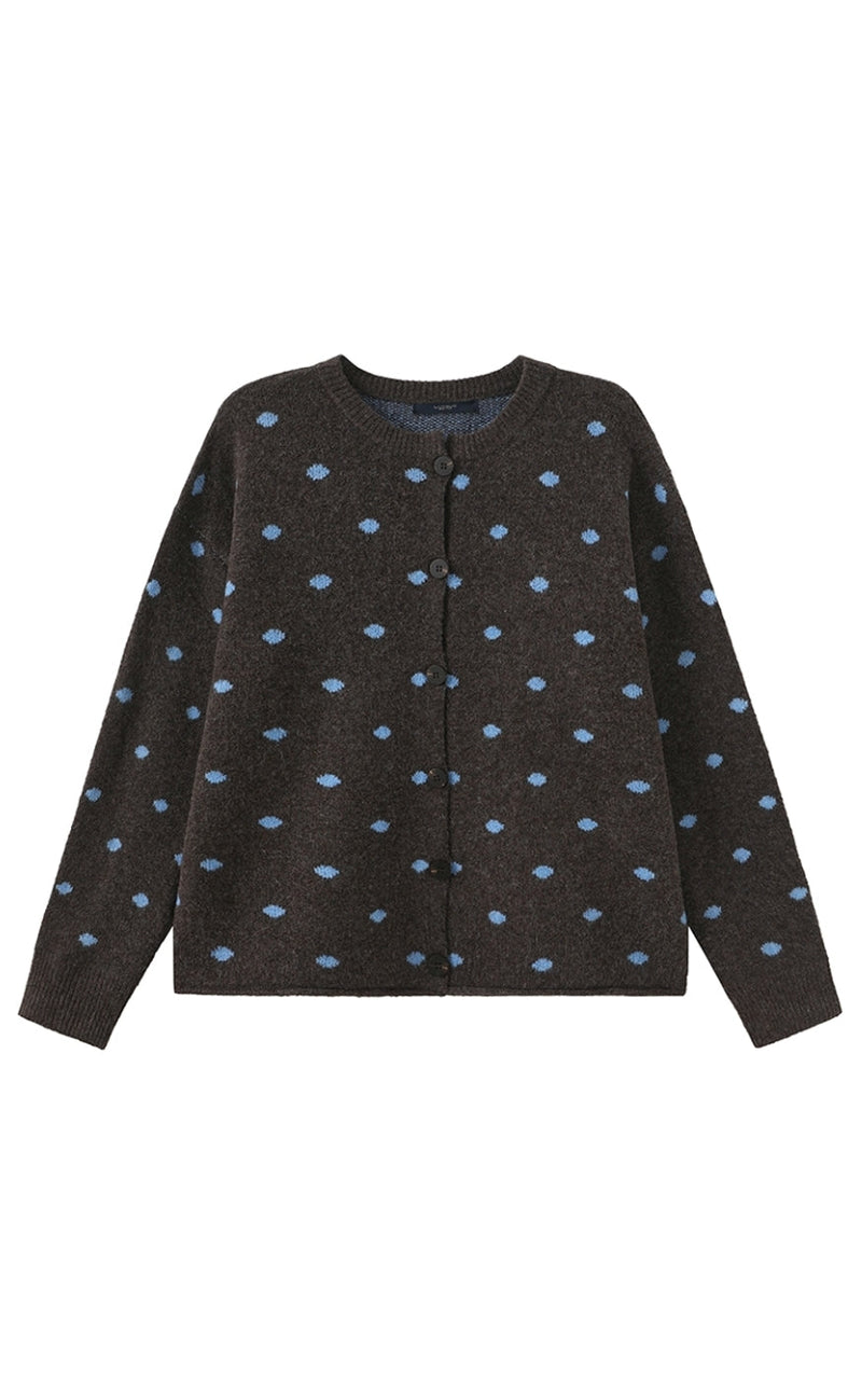 Luxzuz Cardigan - Zanny - Choco Lux