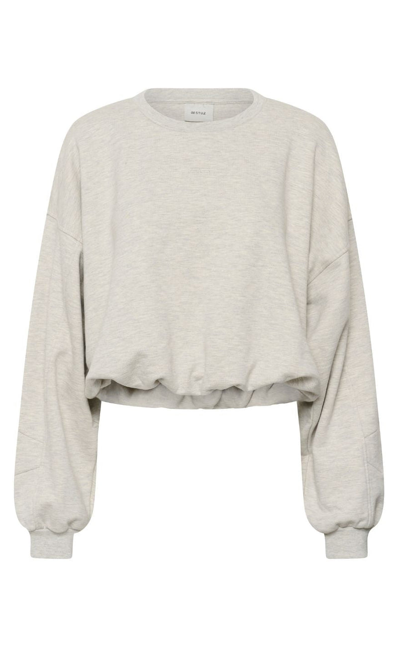 Gestuz Sweatshirt - Kahla Ultra Light Grey Melange