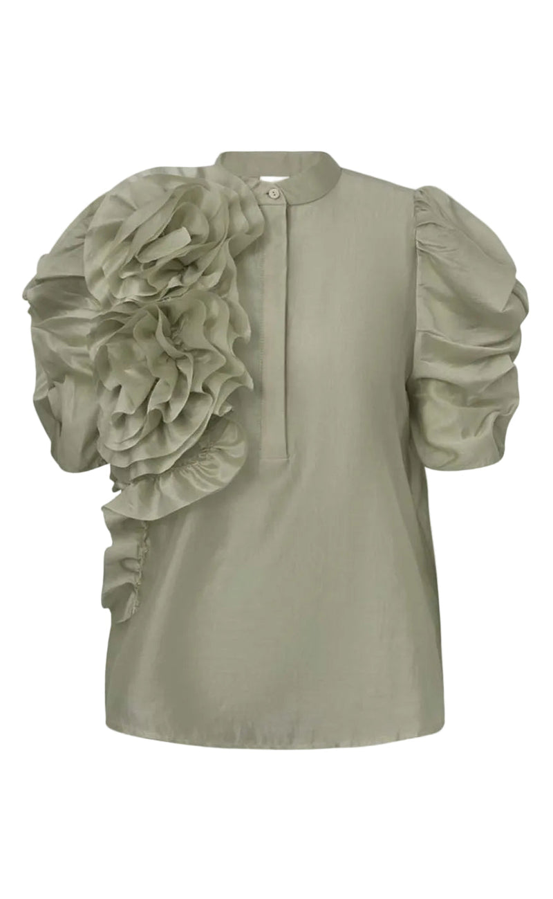 Gossia Bluse - Annsofi - Light Dusty Green