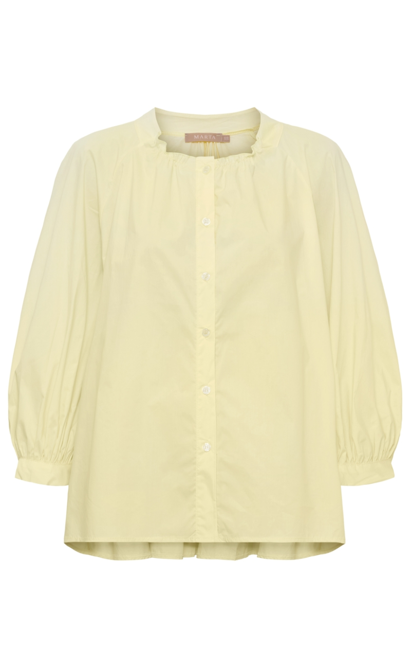 Marta Du Chateau Skjorte - Joelle - Yellow
