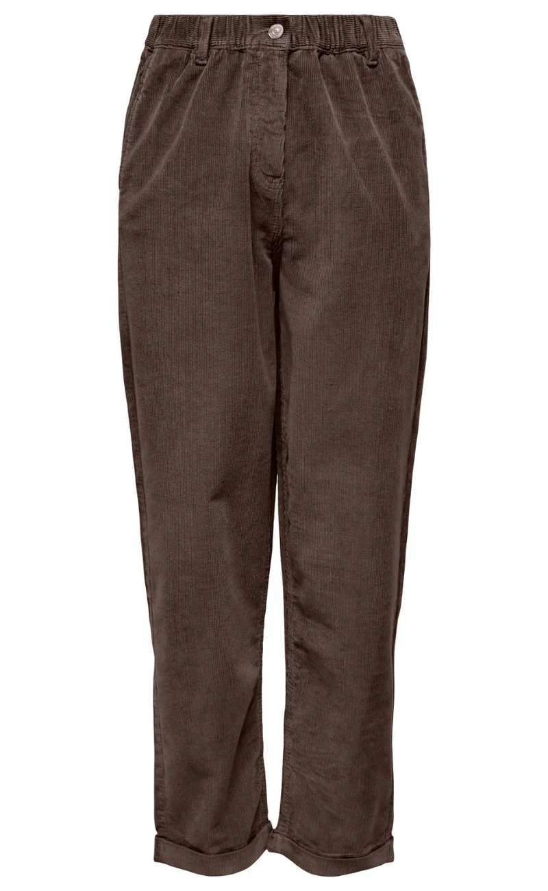 ONLY Bukser - Flora MW Ela - Chocolate Brown