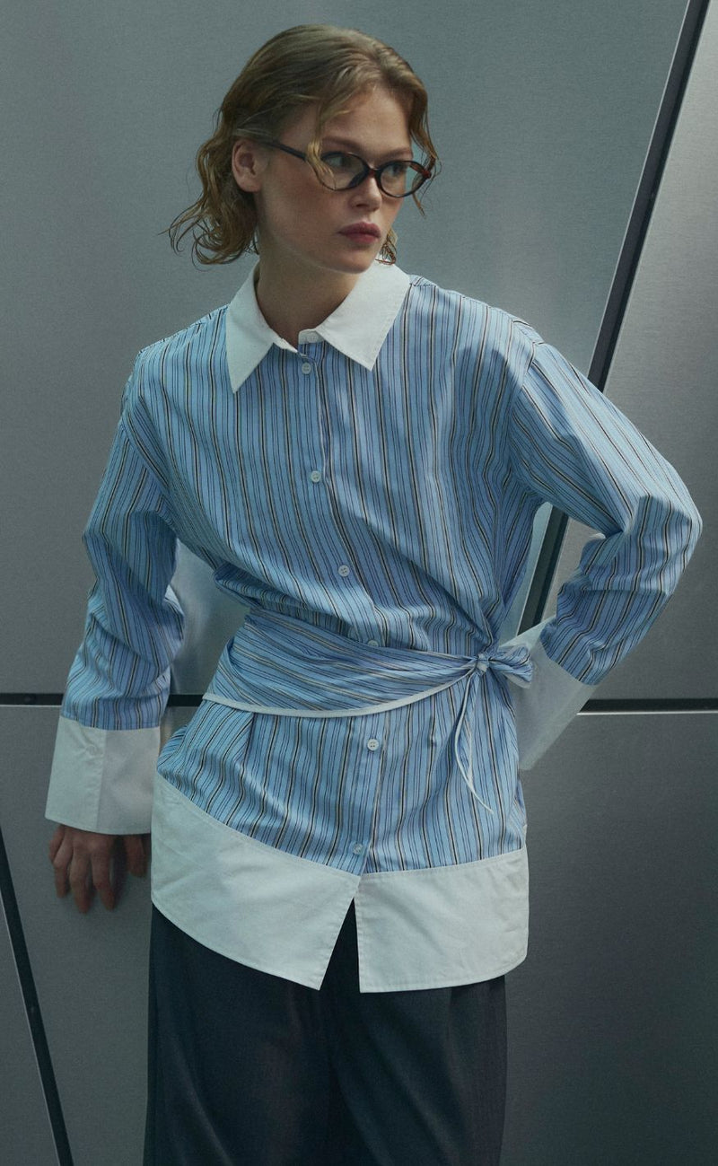 Noella Skjorte - Marinelle - Coetta Blue Stripe