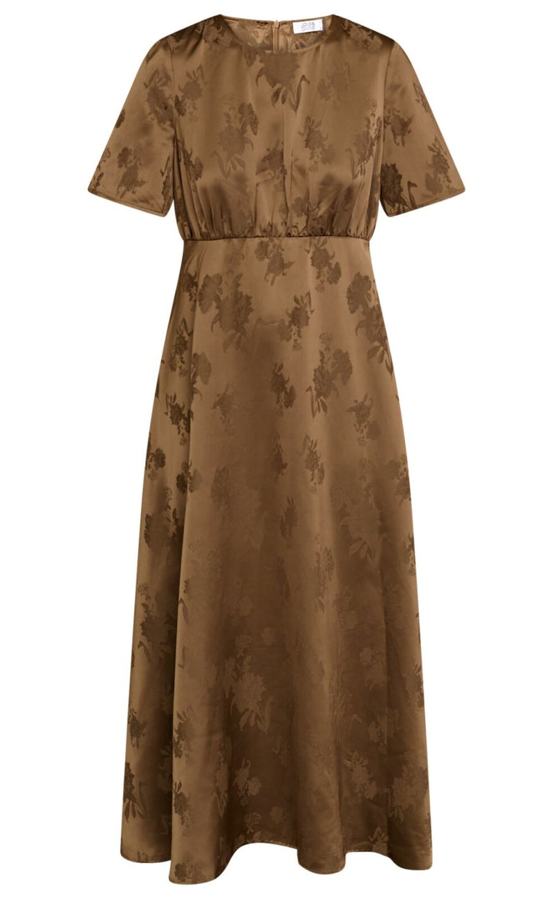Love & Divine Kjole - Love1561-2 - Brown Flower