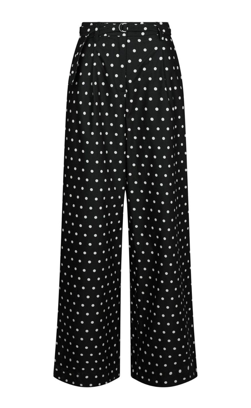 Neo Noir Bukser - Malba Dot - Black