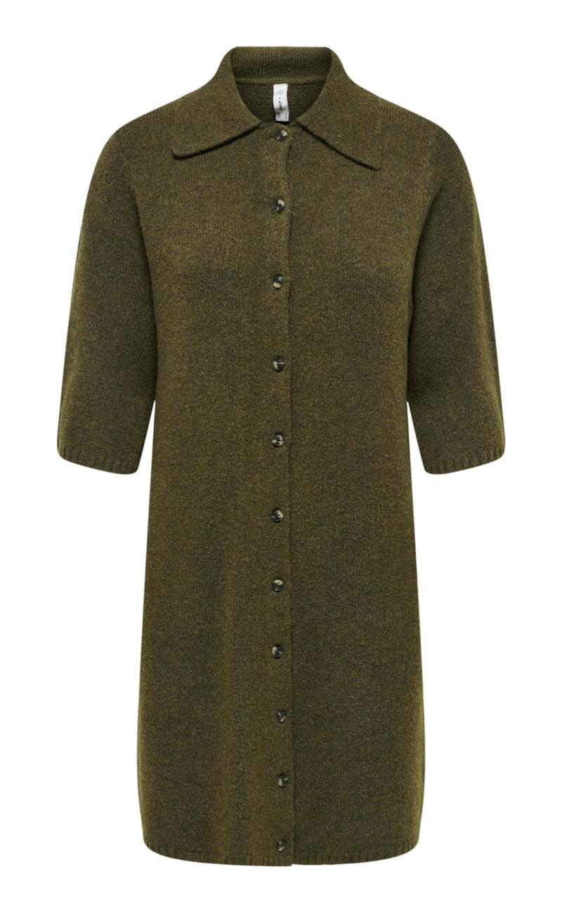 ONLY Kjole - Lalivia - Beech Dtm Button/Melange