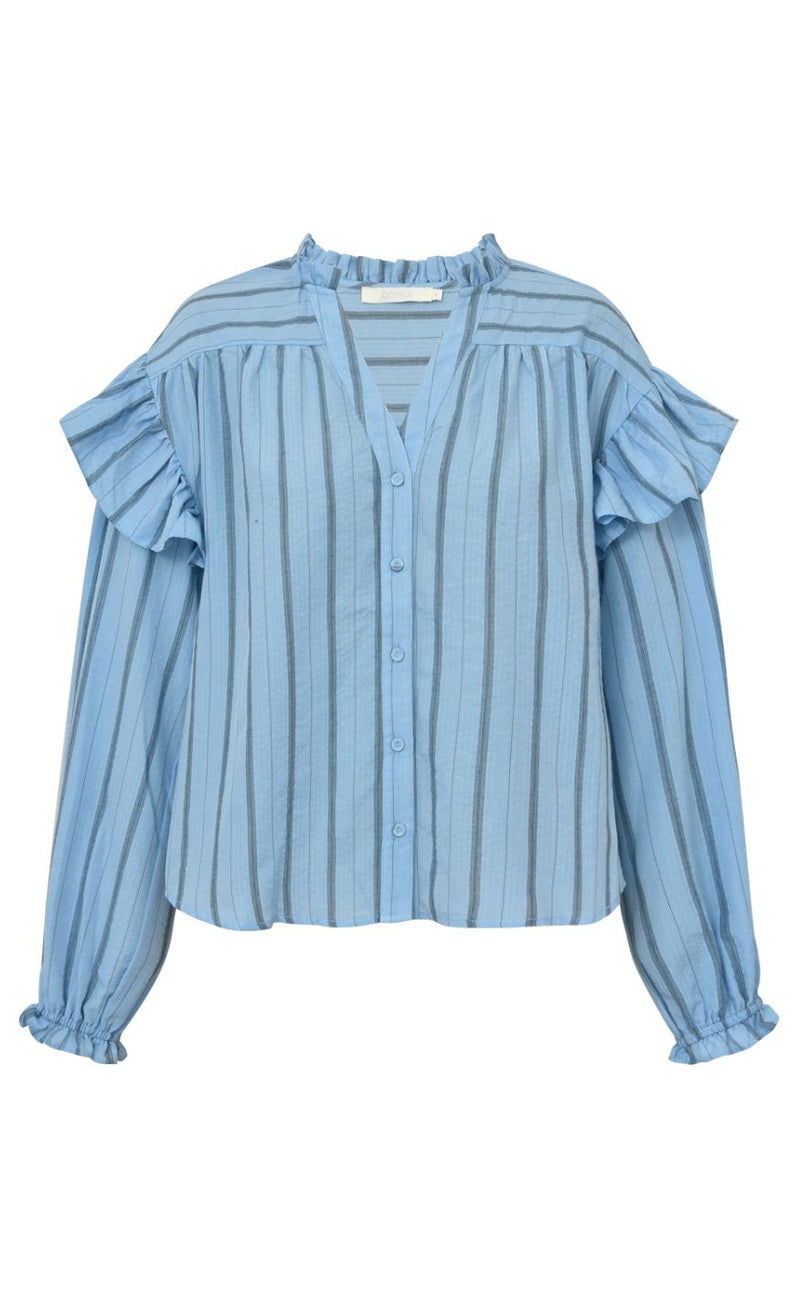 Gossia Bluse - Rami - Blue Stripes