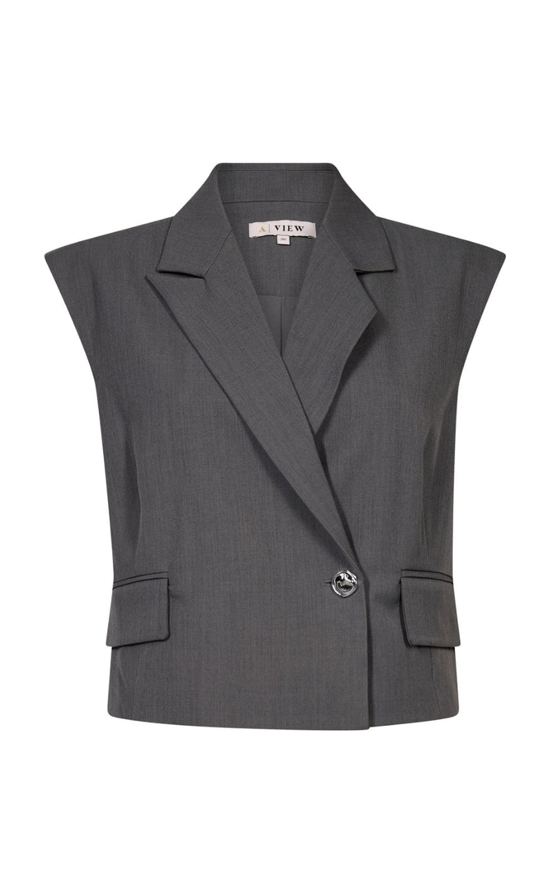 A-View Vest - Jula - Medium Grey Melange