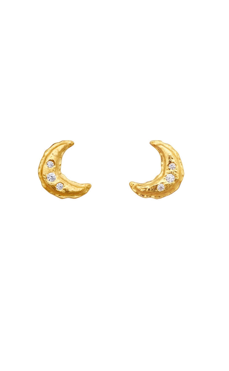 Maanesten Øreringer - Lunia - Gold Colour