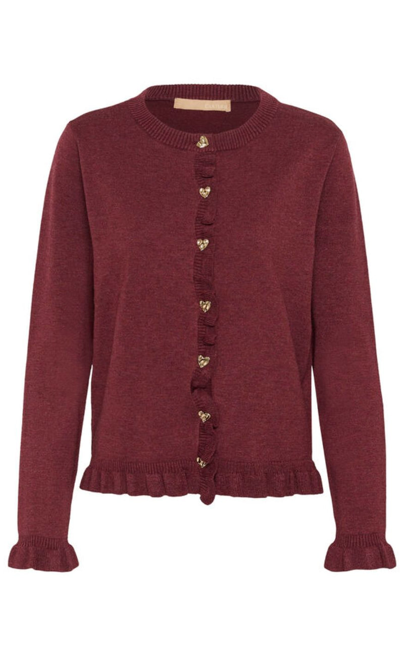 Culture Cardigan - Clare Annemarie - Chocolate Truffle Melange
