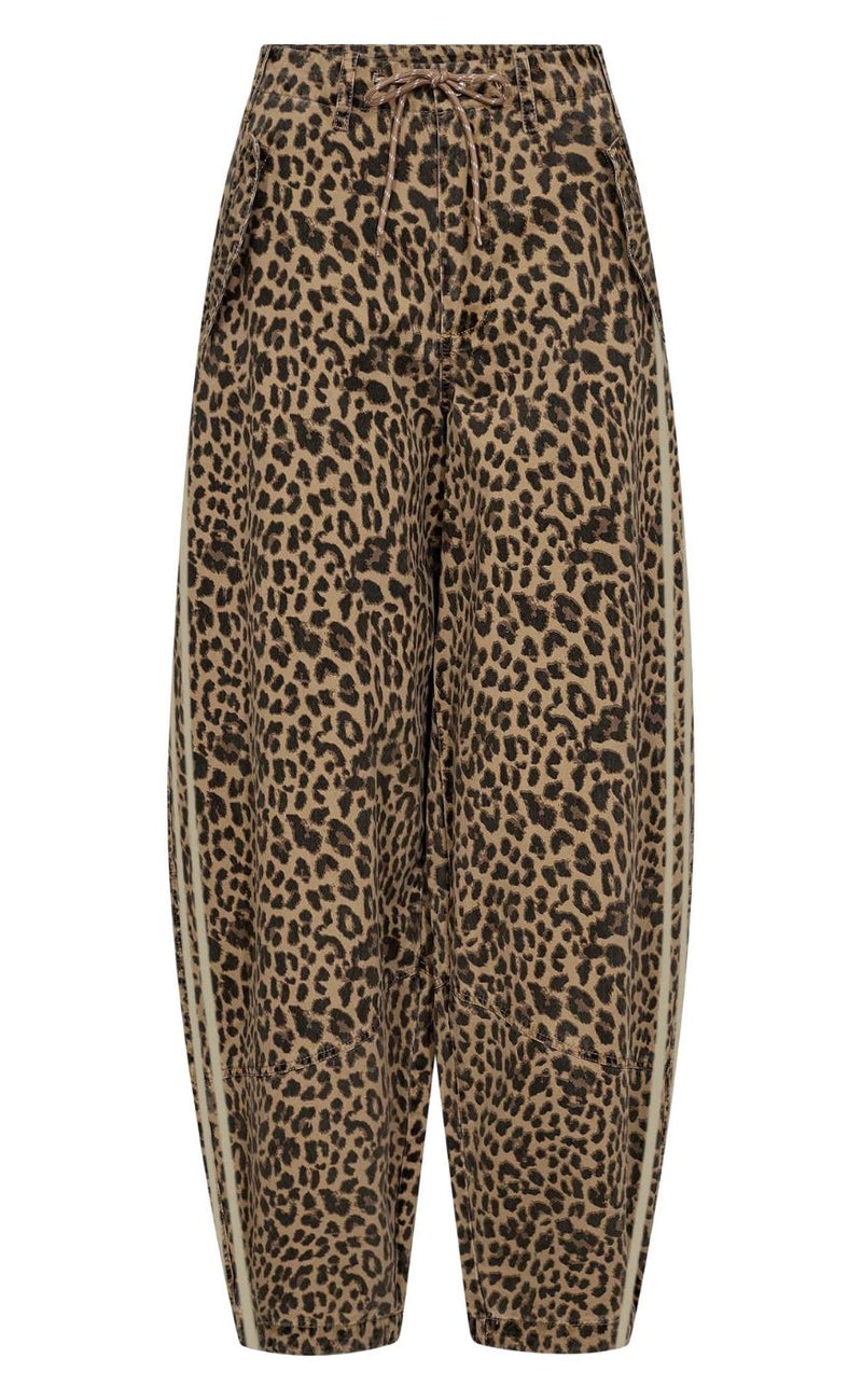 Gossia Bukser - Juliette - Leopard Print/Cream Stripe