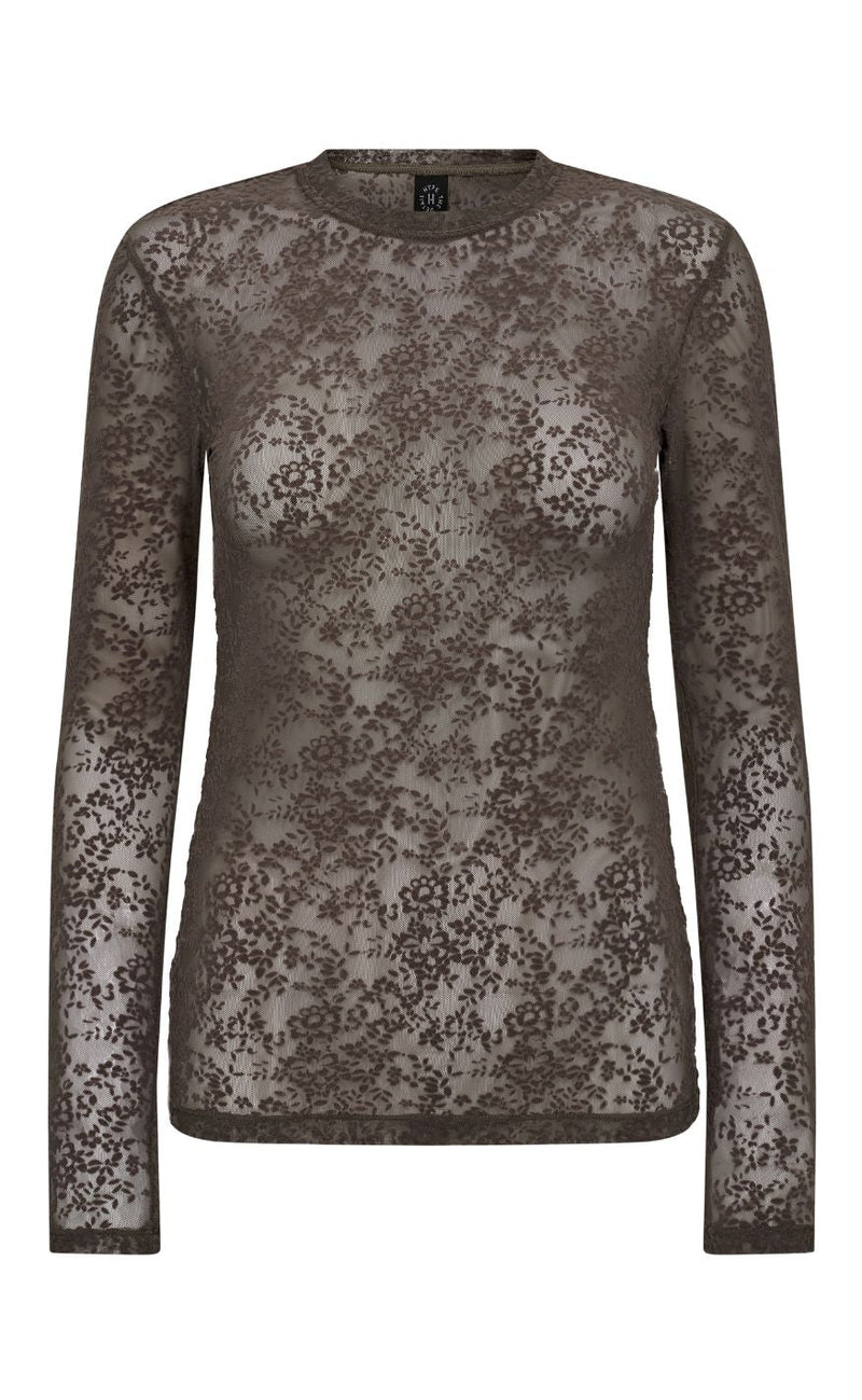 Hype The Detail Bluse - 852-14 - Brown