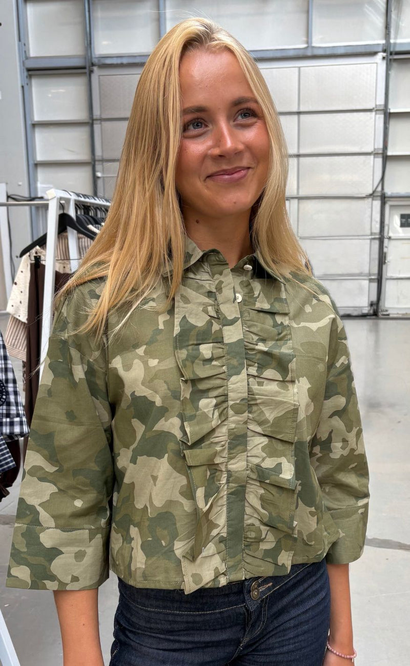 Continue Skjorte - Amy Camouflage - Camouflage