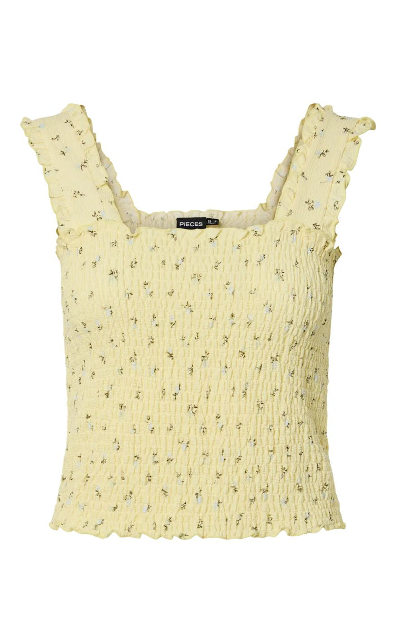 Pieces Topp - Betty - French Vanilla Flower