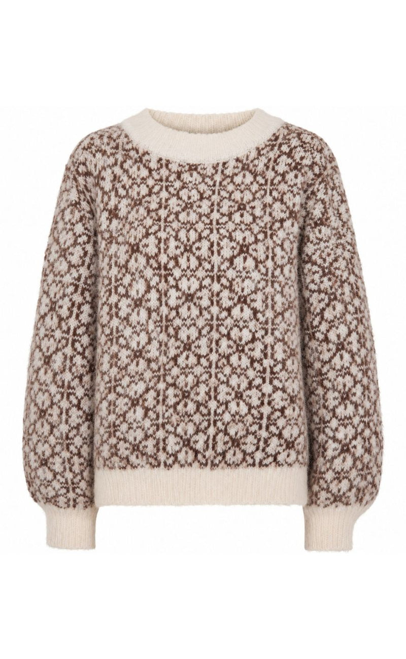 A-View Genser - Oslo - Cream/Brown