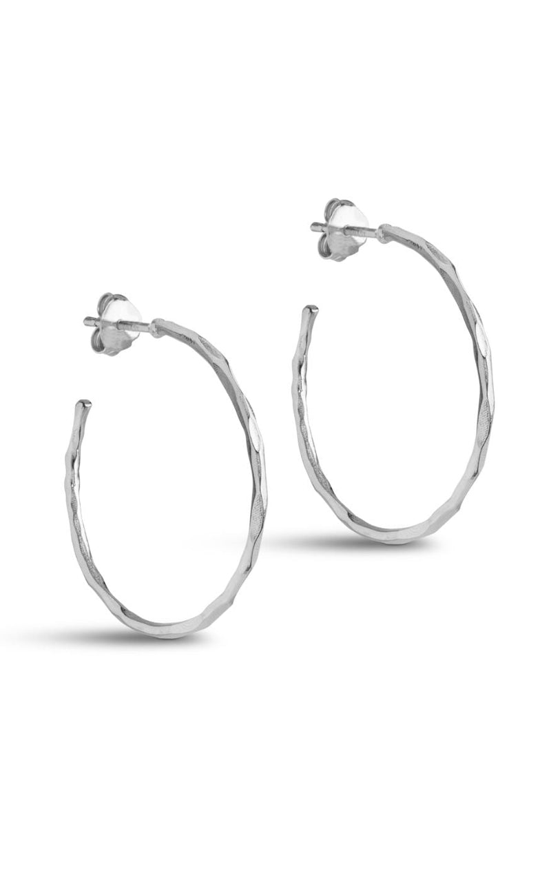 ENAMEL Copenhagen Øreringer - Organic Arena Medium - Gold Colour