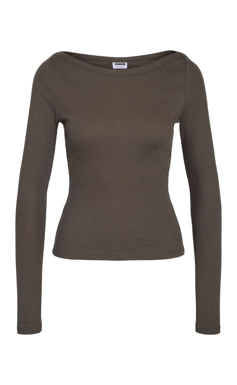 Noisy May Bluse - Maya - Chocolate Brown