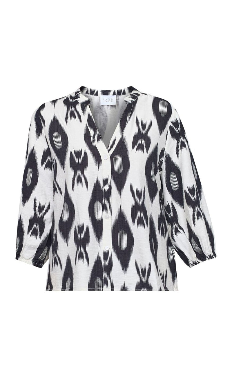 Sisters Point Skjorte - VIABA-SH7 - Cream/Black