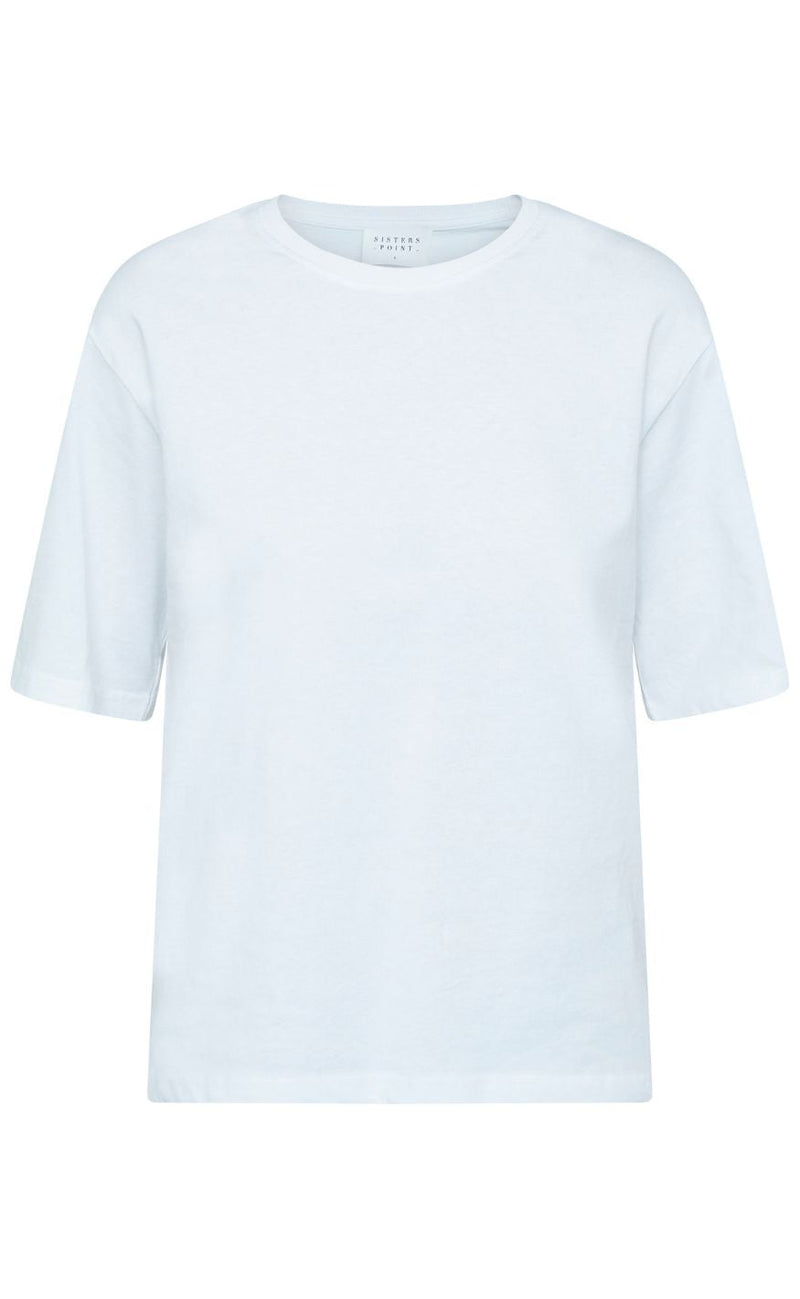 Sisters Point T-shirt - Heda Loose - White/Black