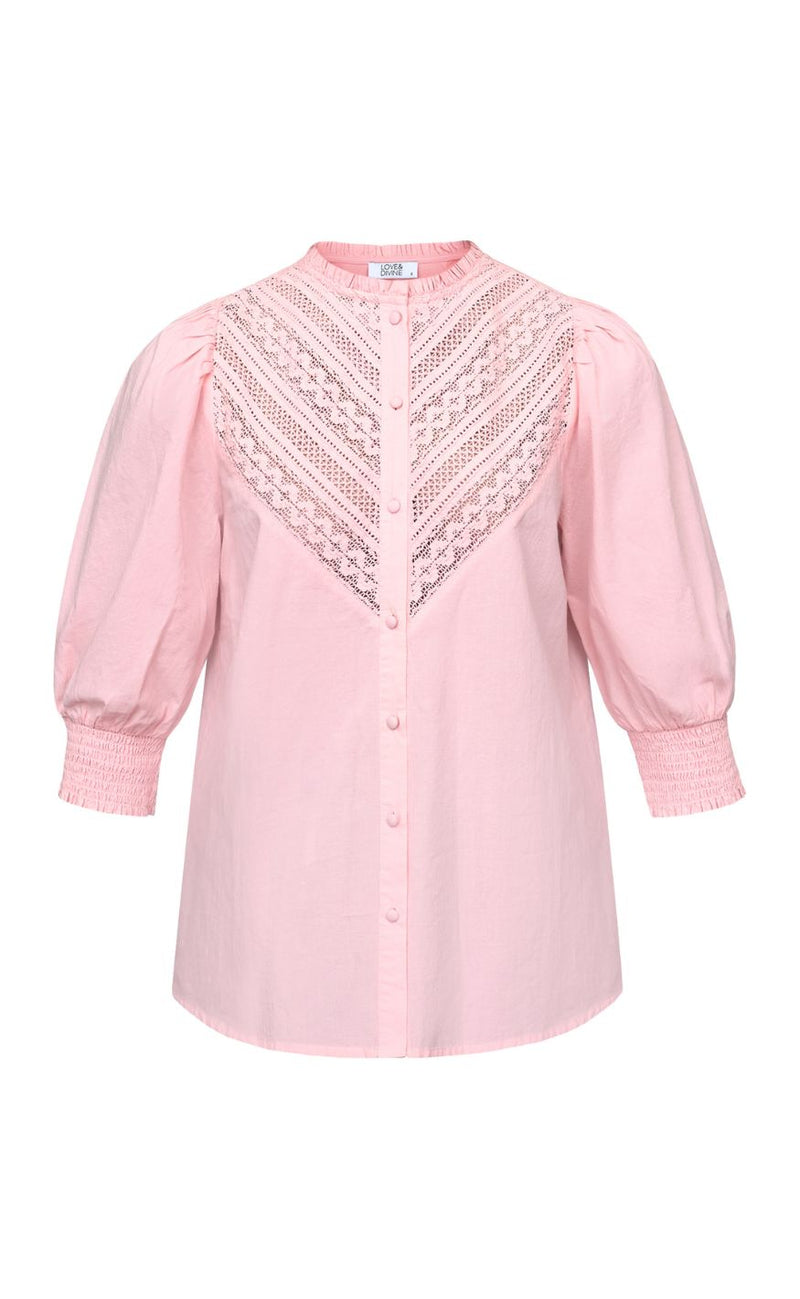 Love & Divine Skjorte - Love805-2 - Coral Pink