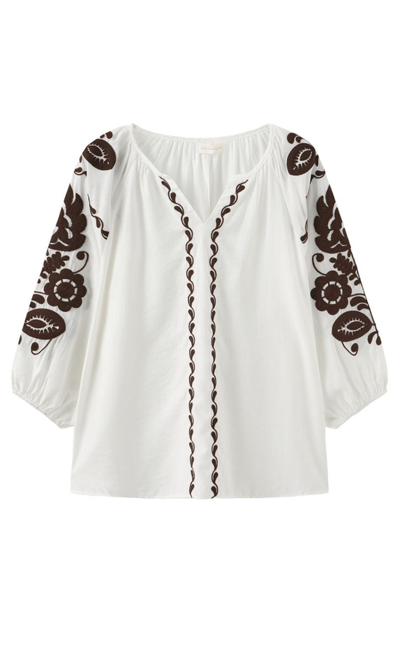 Luxzuz Bluse - Allette - Cream