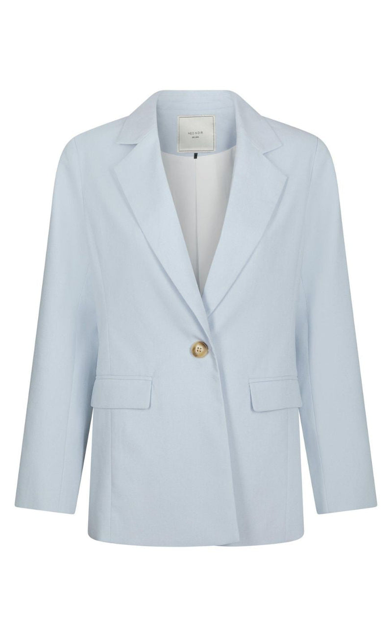 Neo Noir Blazer - Jarmon Linen - Light Blue