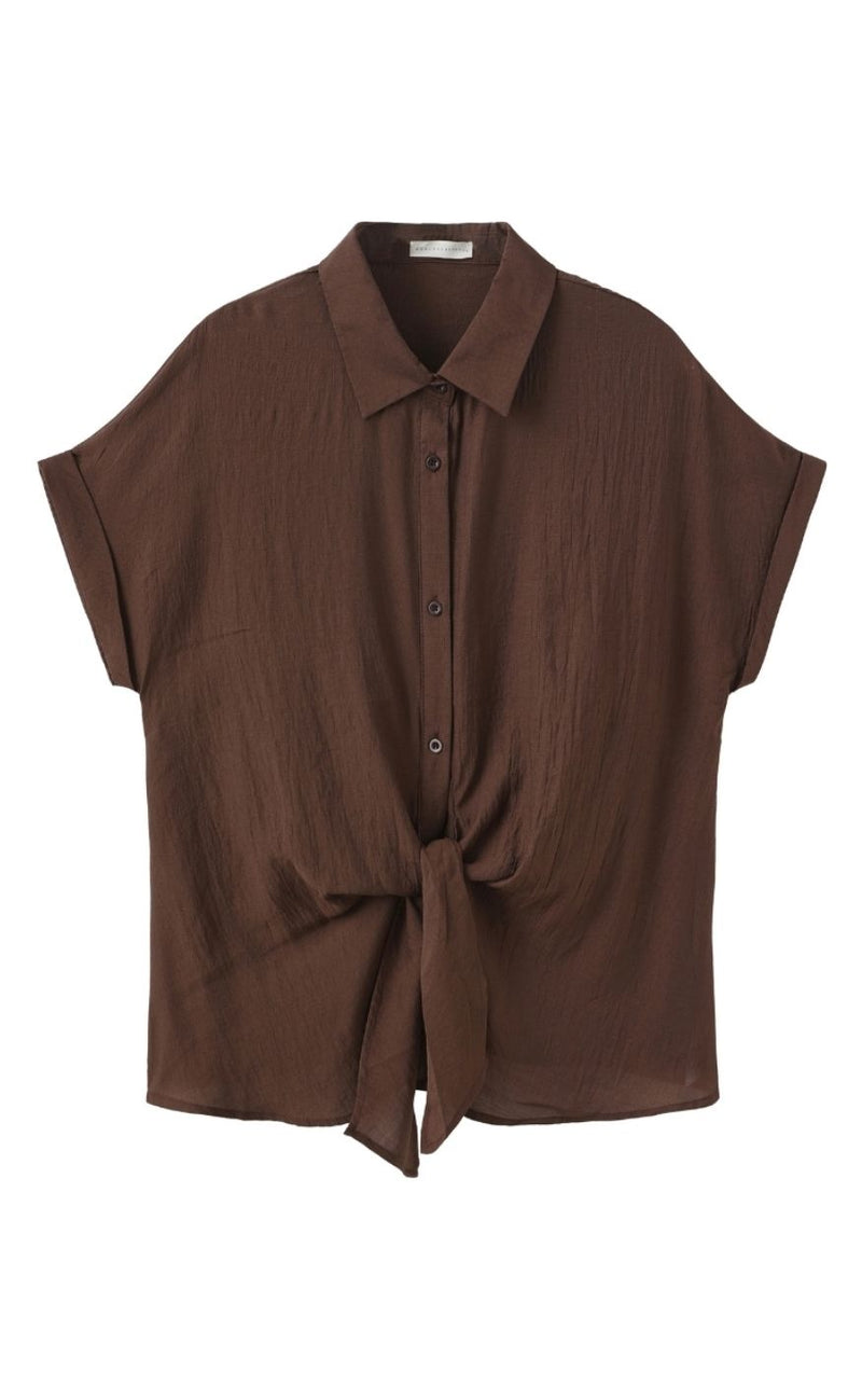 Luxzuz Skjorte - Adelgunde - Dark Brown