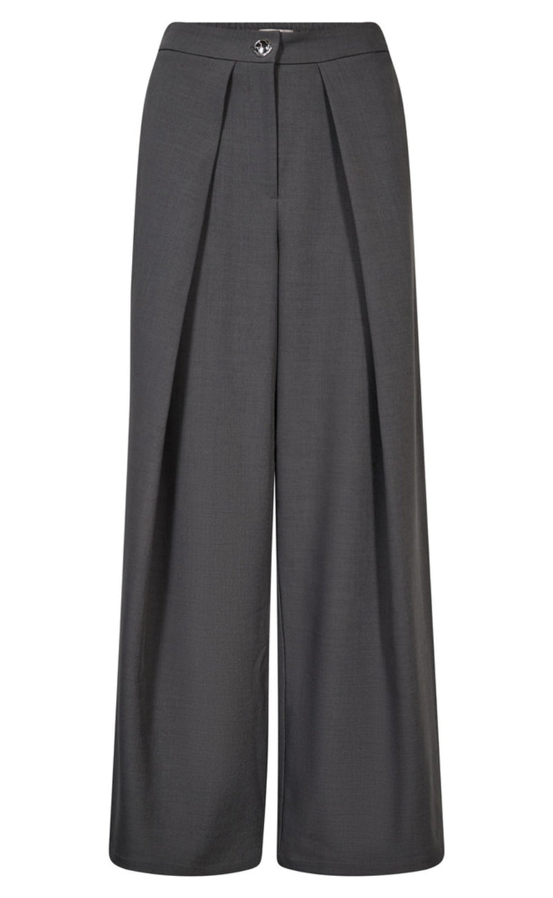 A-View Bukser - Jula - Medium Grey Melange