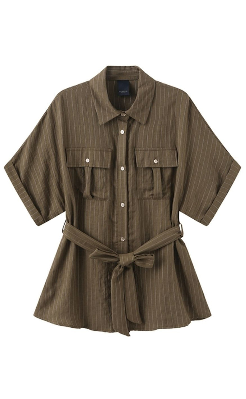 Luxzuz Skjorte - Viol - Army Green 6330