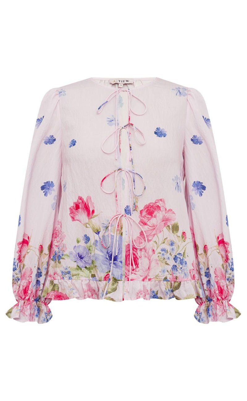 A-View Bluse - Fleur - Rose/Pink
