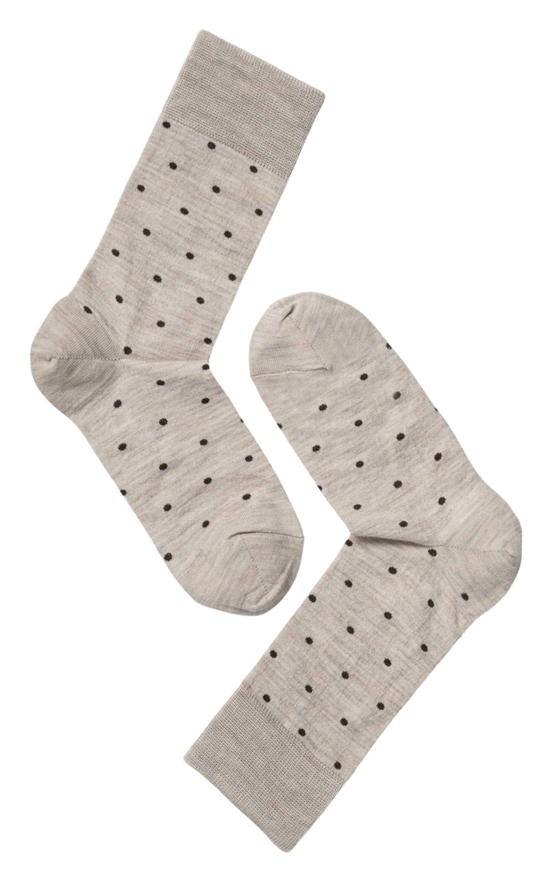 Oroblu Strømper - Note Wool Dots - Beige/Brown