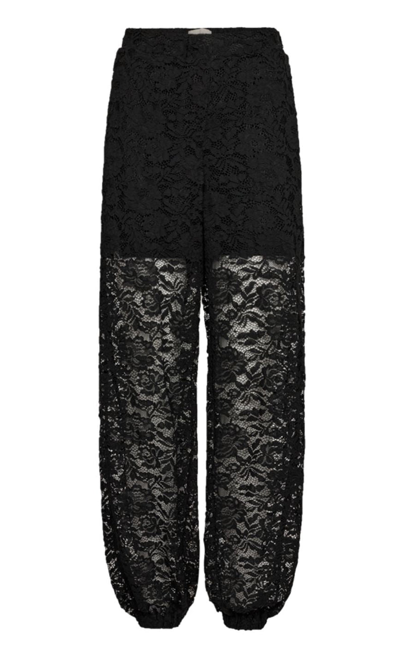 Freequent Bukser - Lacina - Black