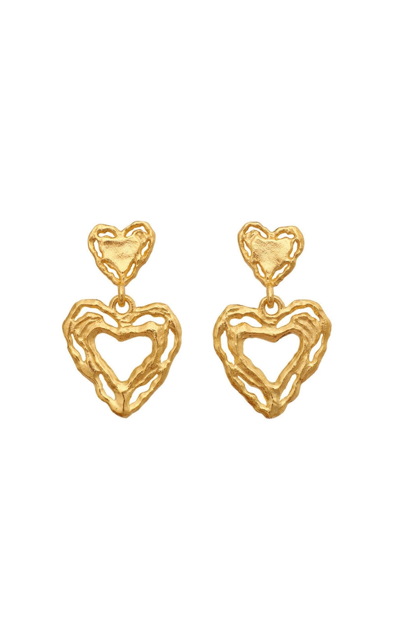 Maanesten Øreringer - Martha - Gold Colour