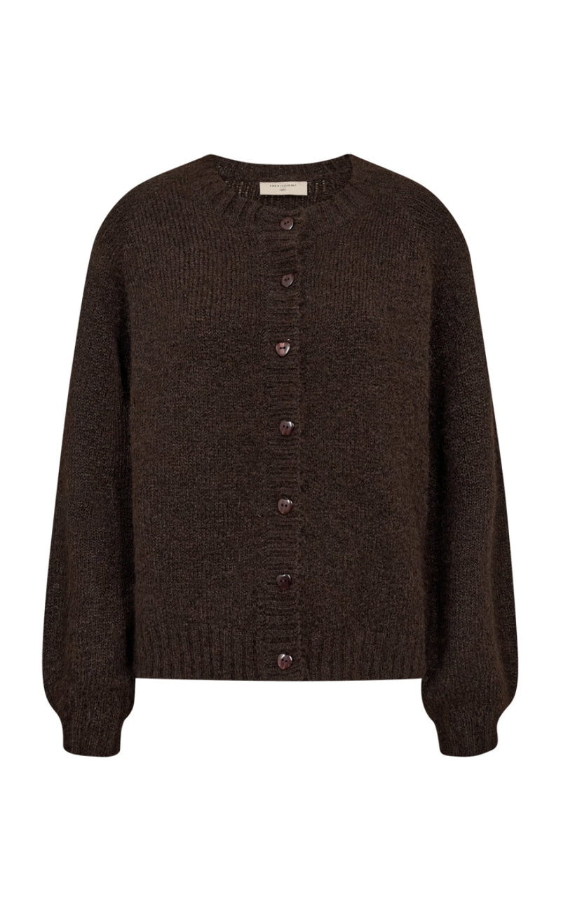 Freequent Cardigan - Louisa - Mole Melange