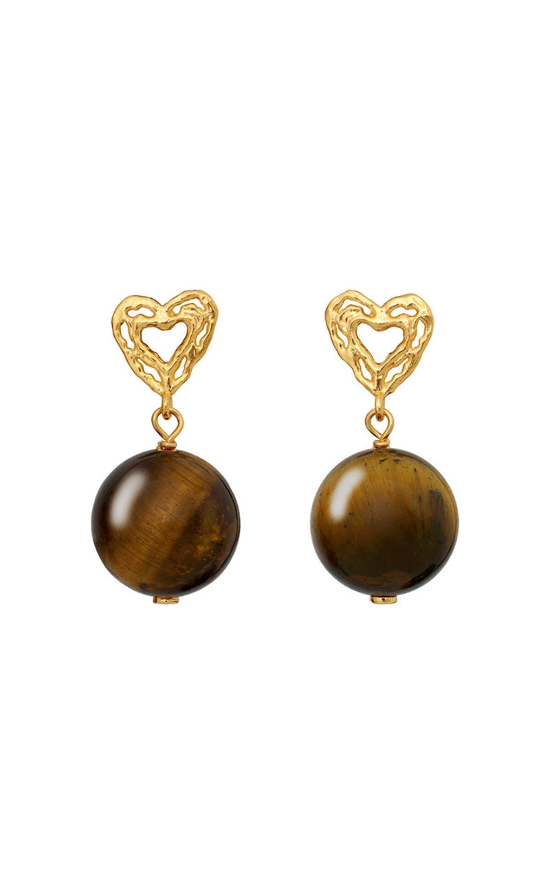 Maanesten Øreringer - Mattie - Gold Colour