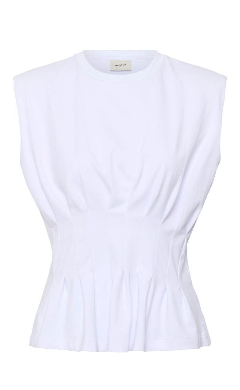 Gestuz T-Shirt - Inez - Bright White
