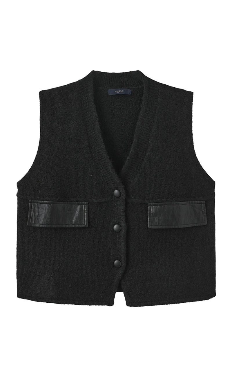 Luxzuz Vest - Zascha - Black
