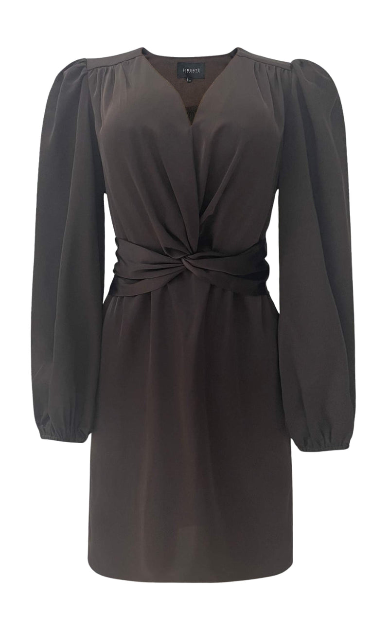 Liberte Kjole - Tiki Twist - Dark Brown