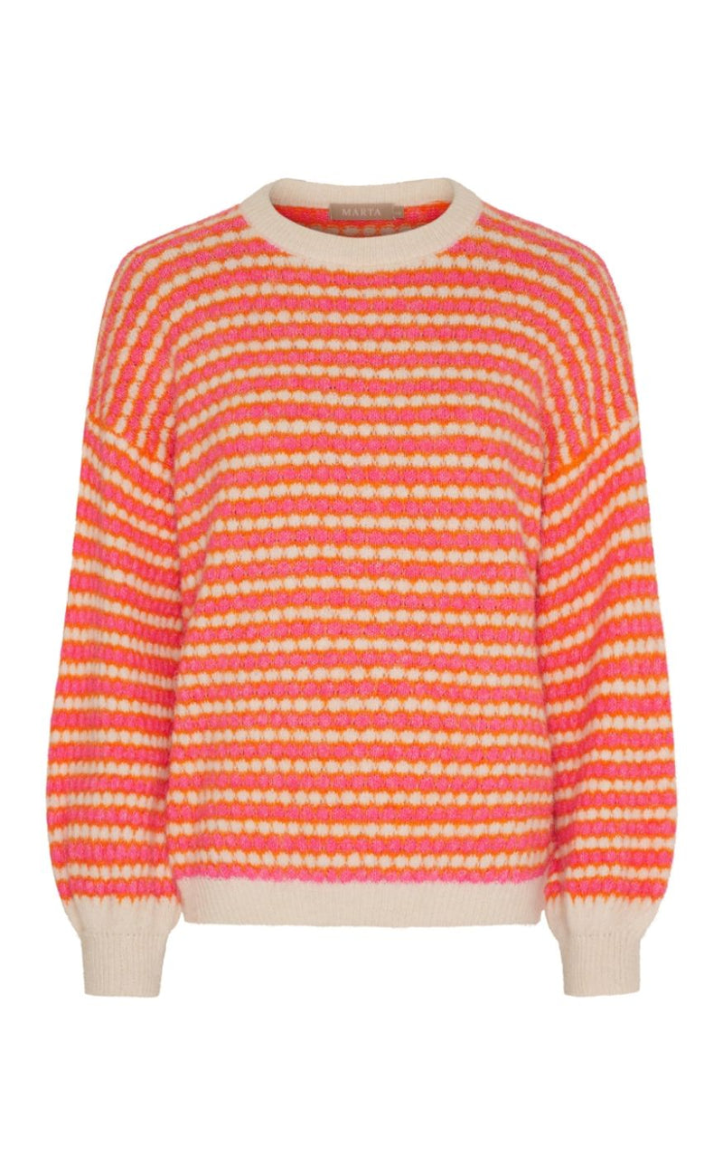 Marta Du Chateau Genser - Regitze - Orange/Fuxia