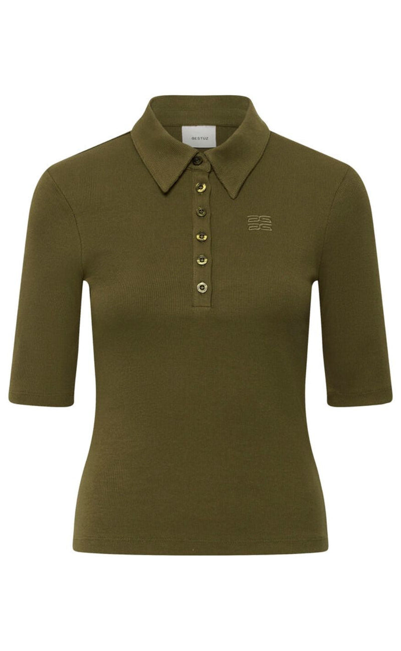 Gestuz Topp - Drew Polo - Military Olive