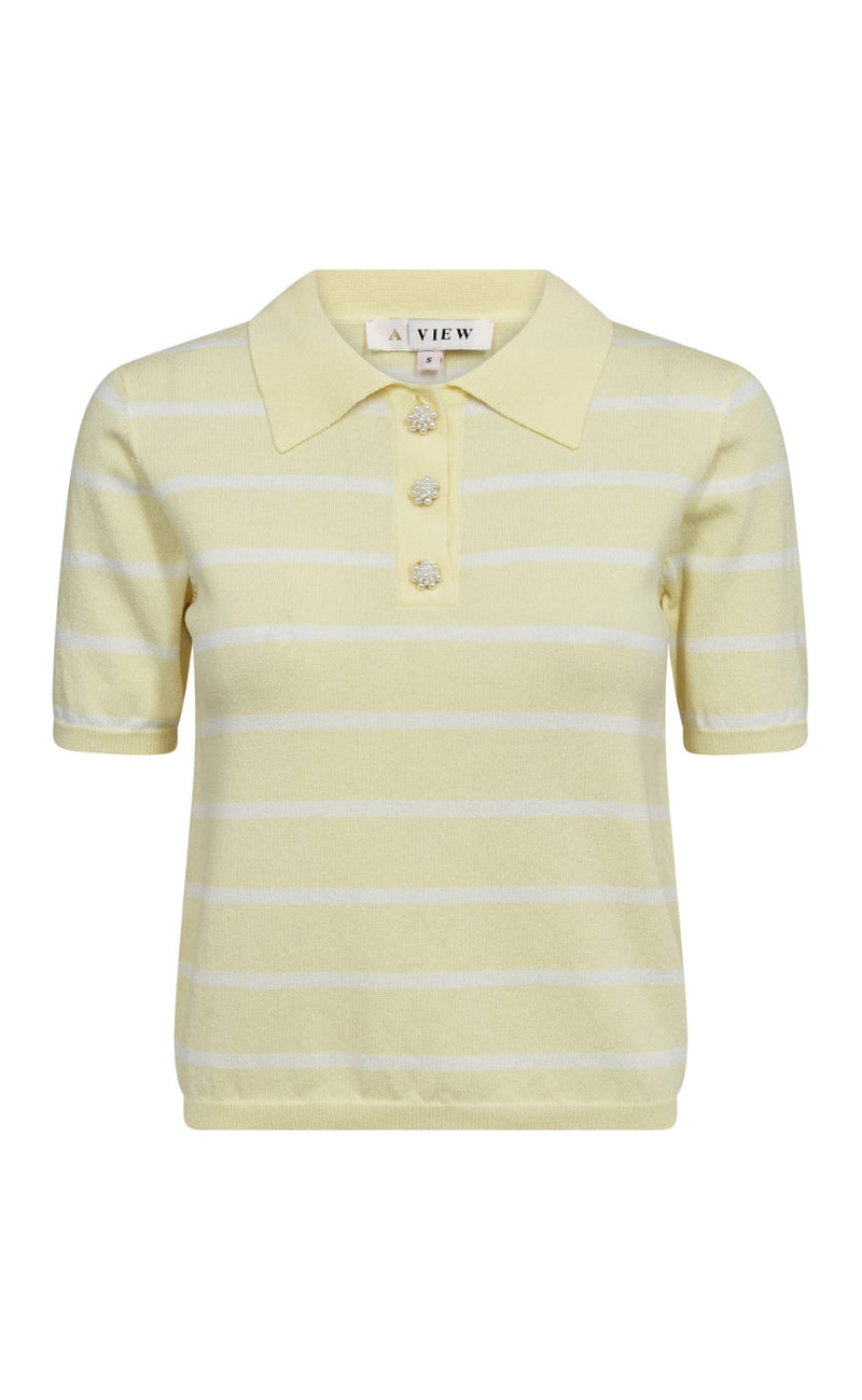 A-View Genser - Elo Polo - Yellow/White