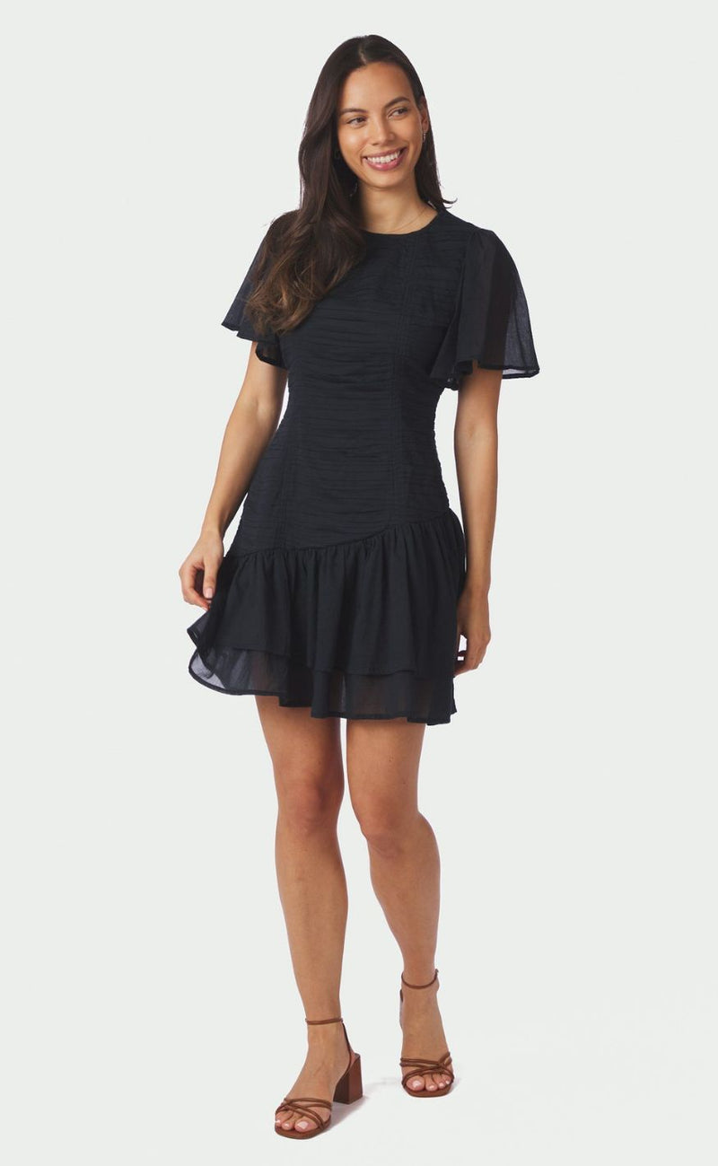 Neo Noir Kjole - Circle S Voile - Navy