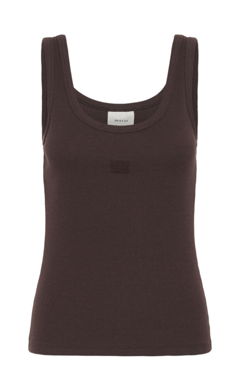 Gestuz Topp - Drew Logo 2.0 - Deep Plum