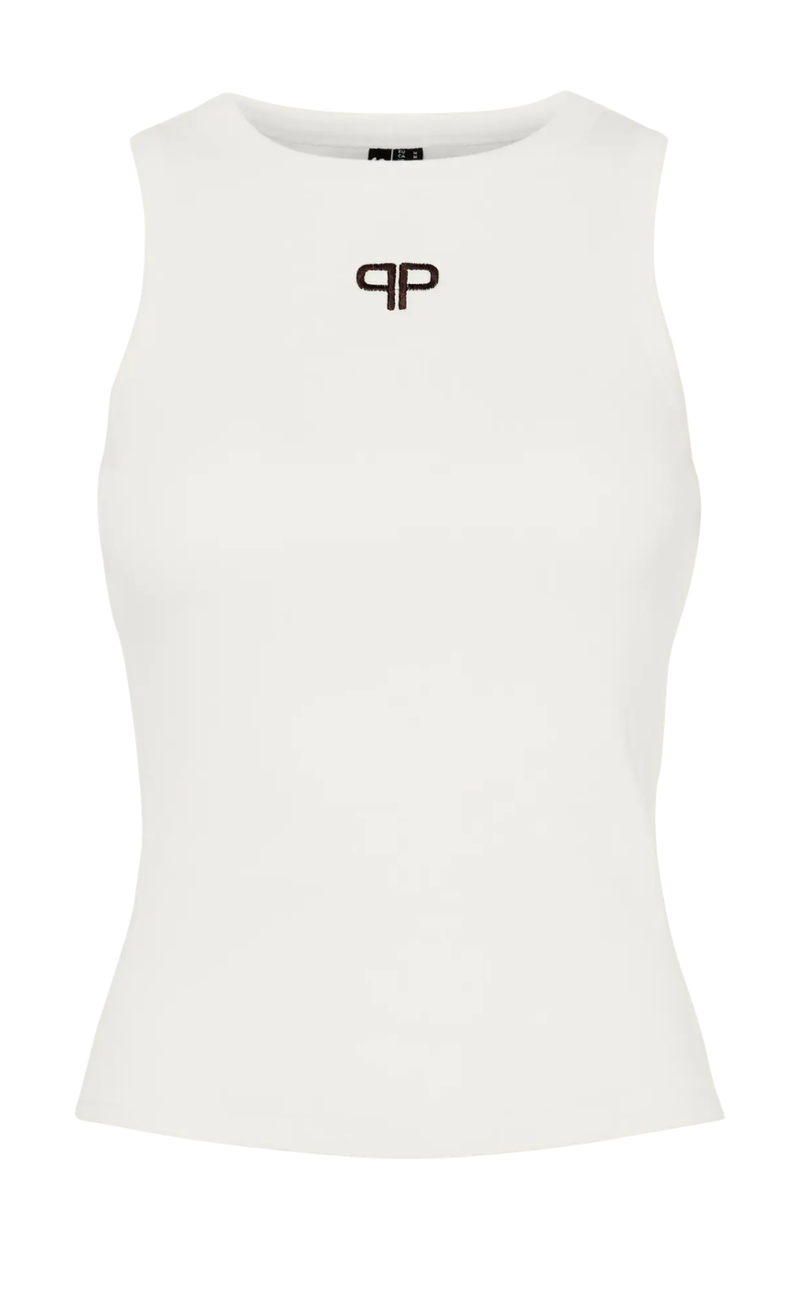 Pieces Topp - Mimi - Cloud Dancer/Delicioso