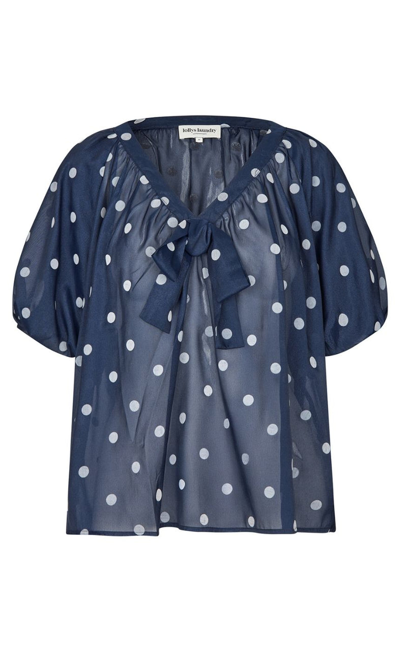 Lollys Laundry Bluse - Pine - 23 Dark Blue