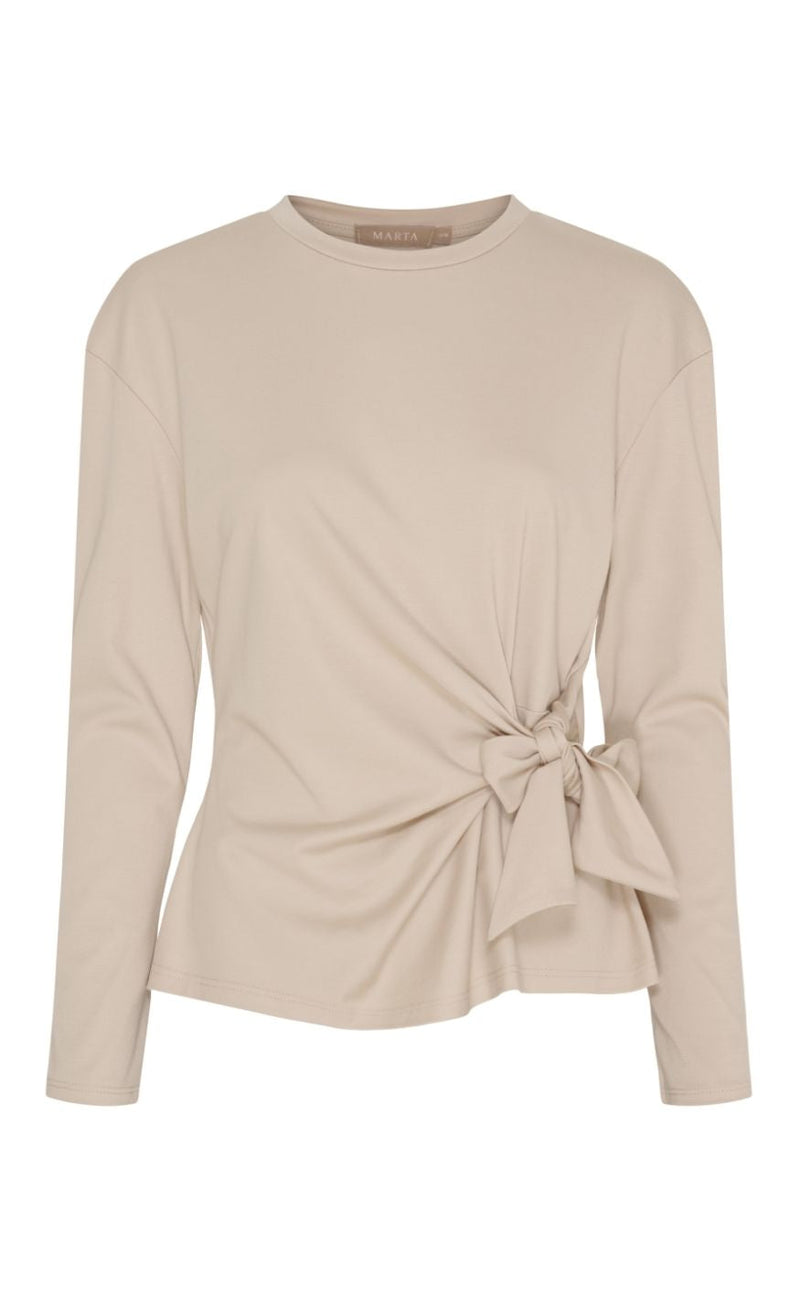 Marta Du Chateau Bluse - Zafina - Beige
