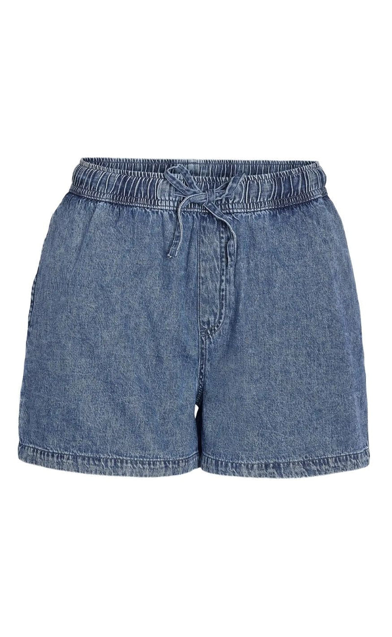 Noisy May Shorts - Enza - Medium Blue Denim