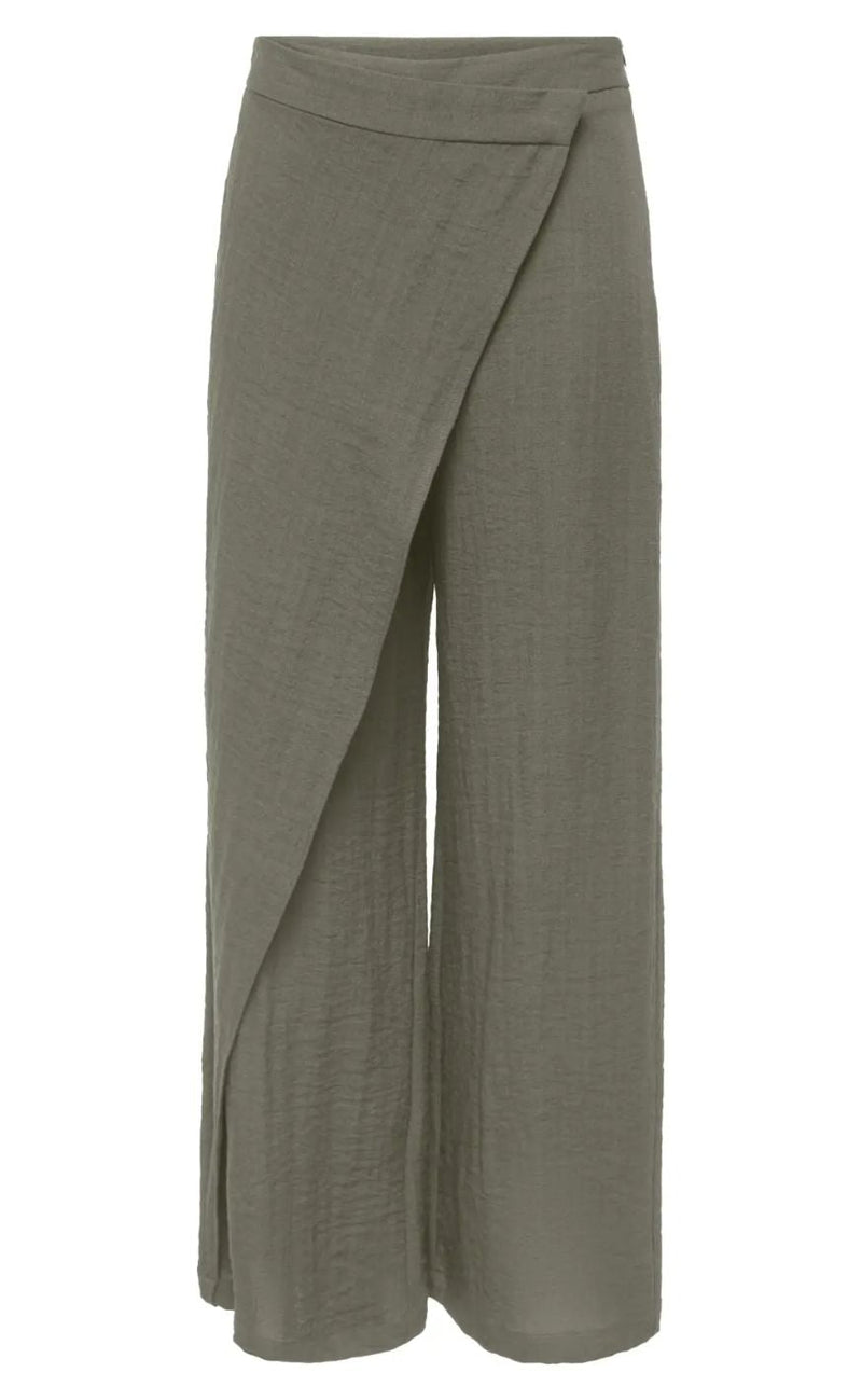 ONLY Bukser - Dusta Wide - Smokey Olive