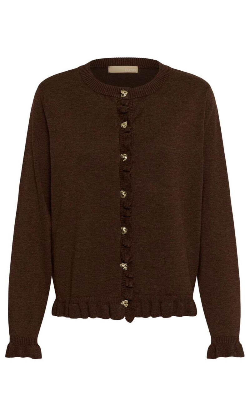 Culture Cardigan - Clare Annemarie - Coffee Bean Melange